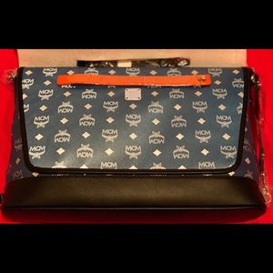 MCM Logo Messenger Bag